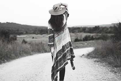 girl standing